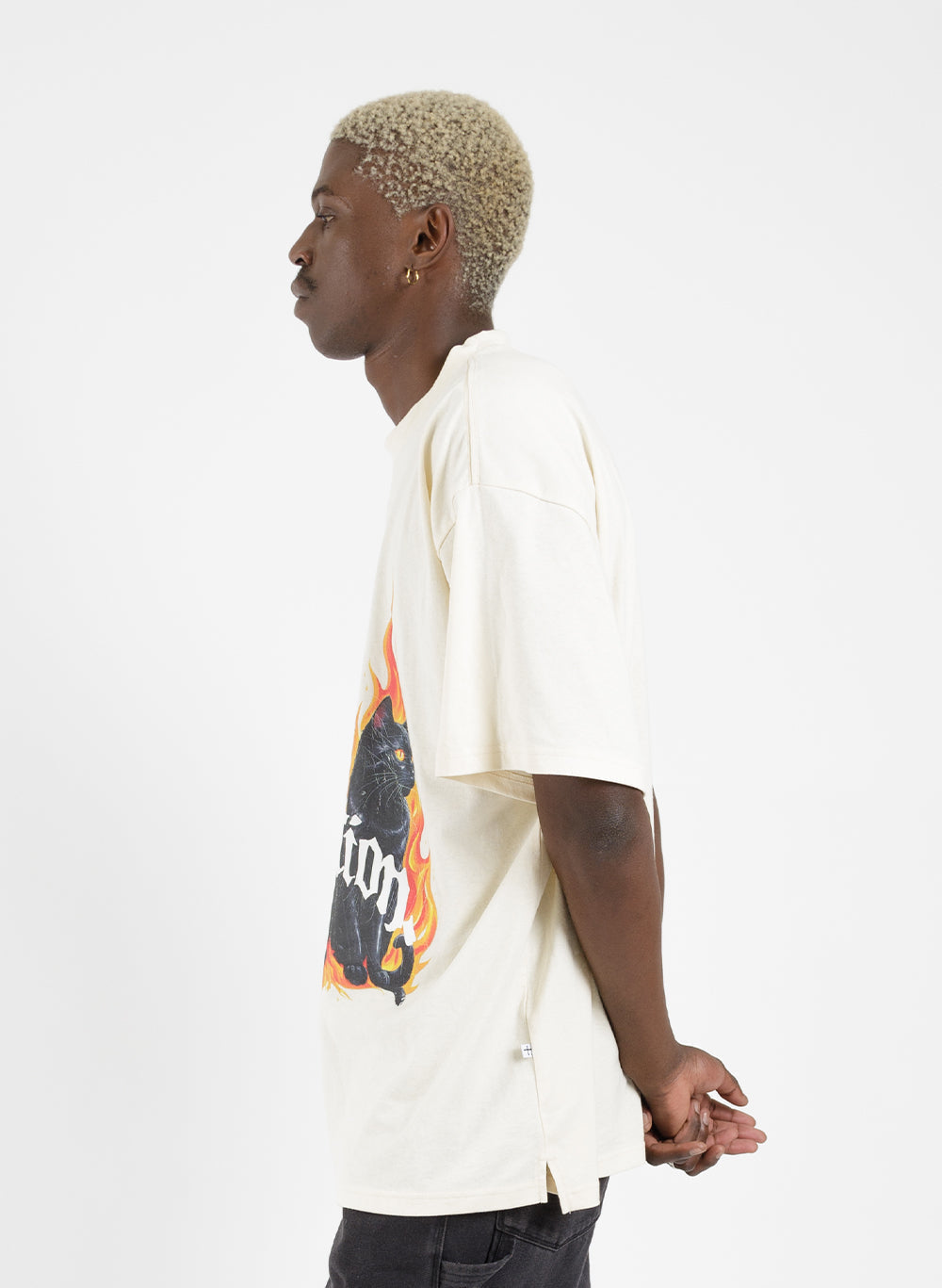 Federation Goode Tee Fire Cat - Bone