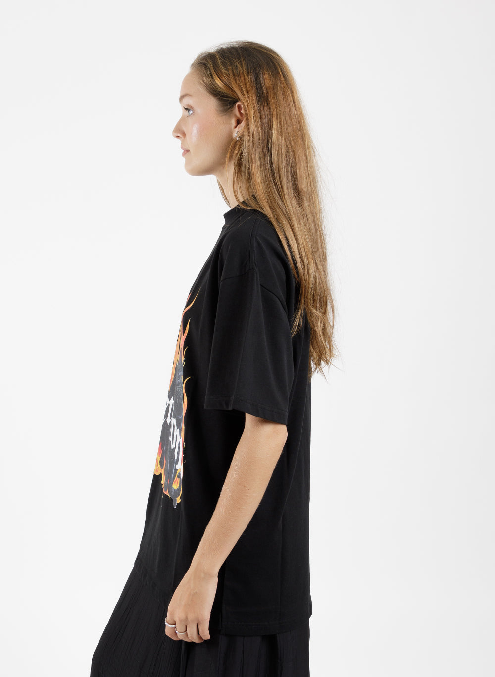 Federation Goode Tee Fire Cat - Black