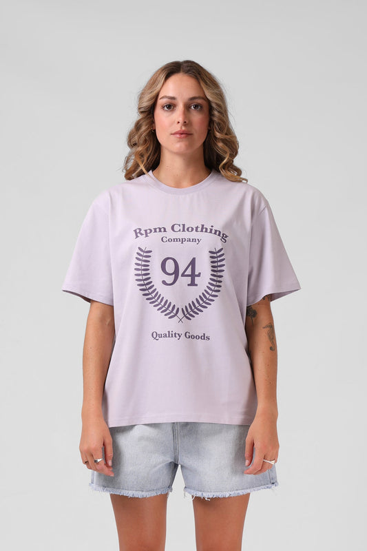 RPM 94 Crest Tee - Faded Lilac