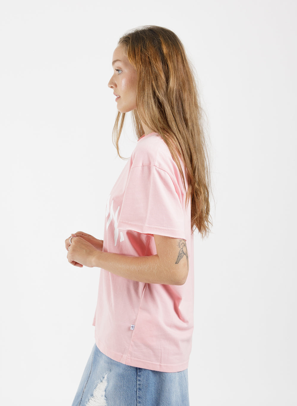 Federation Frankie Tee - Scratched Pink
