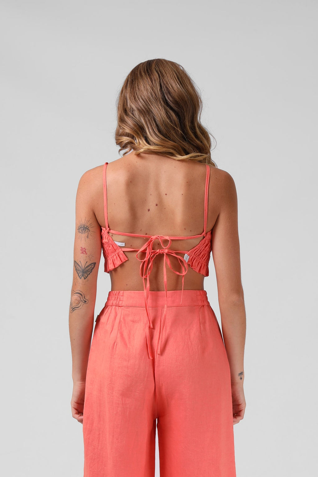 RPM Shell Crop - Washed Coral