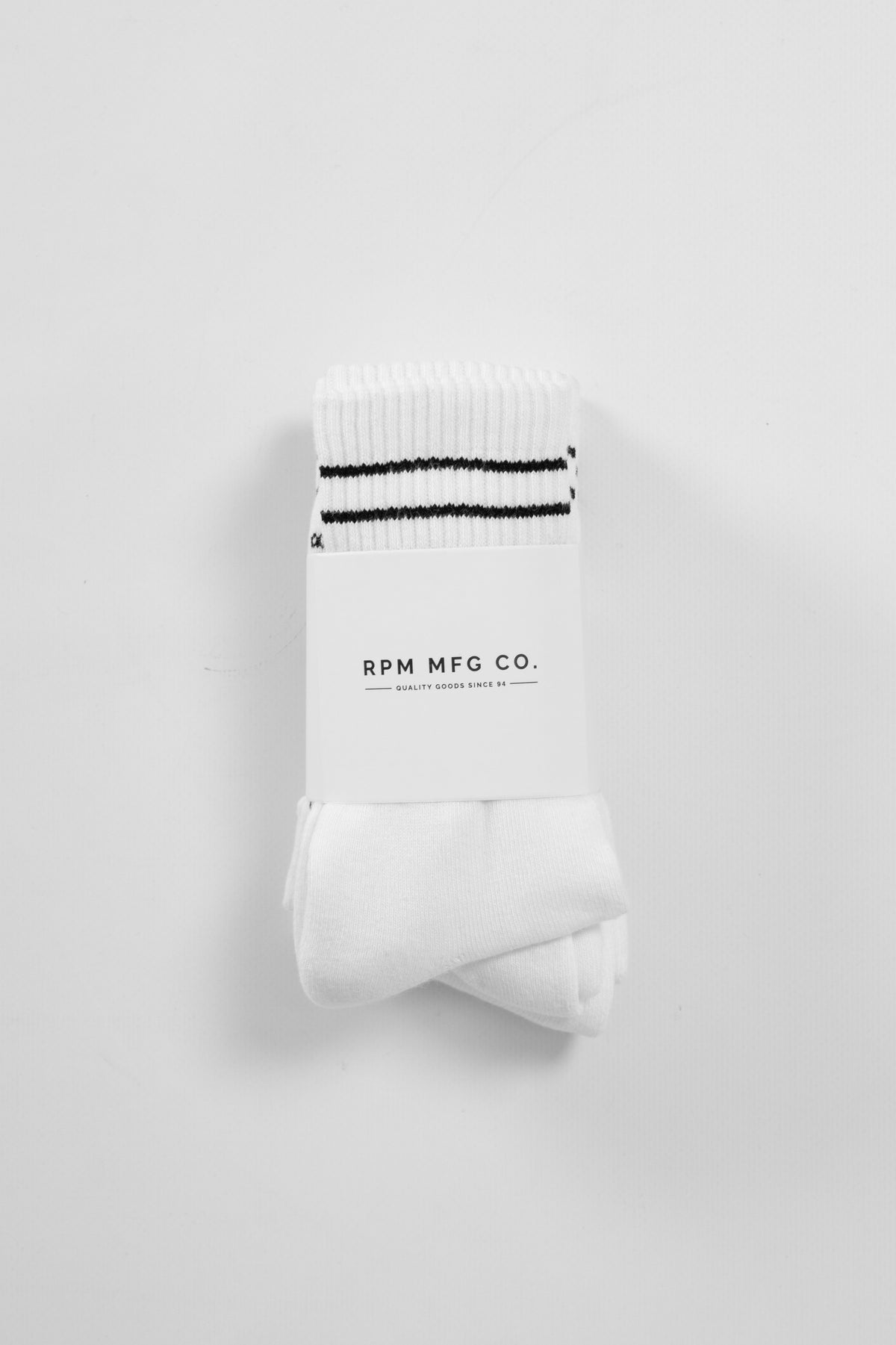 RPM Woman’s Socks 3 Pack - White