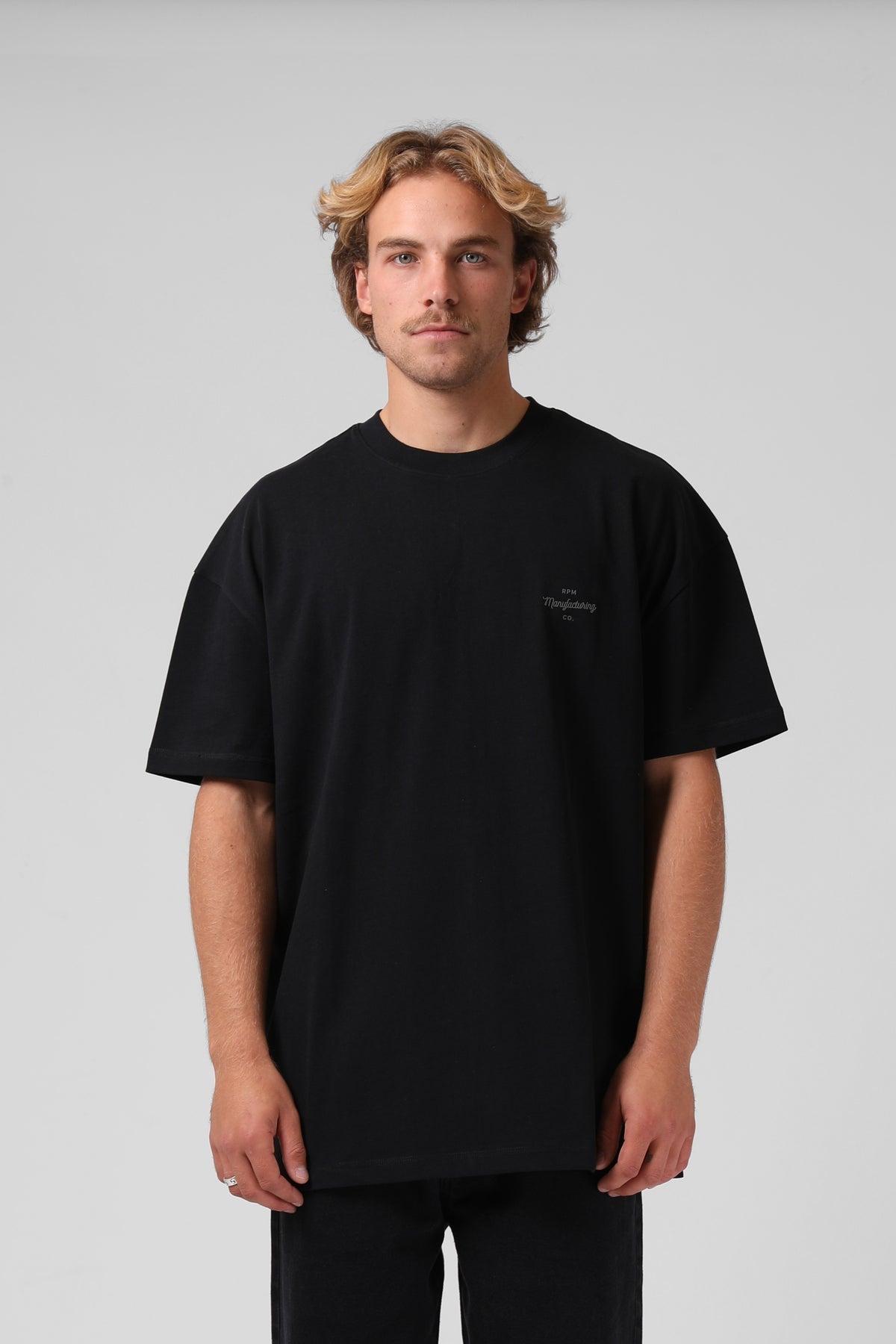 RPM Box O/S Tee - Black