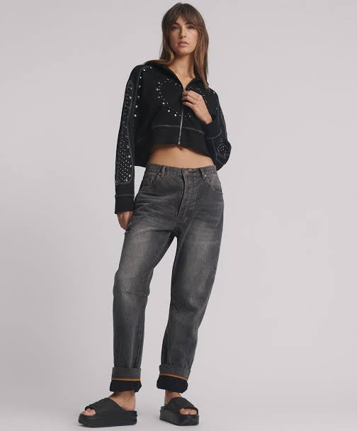 One Teaspoon Bandit Bf Jeans - Worn Black