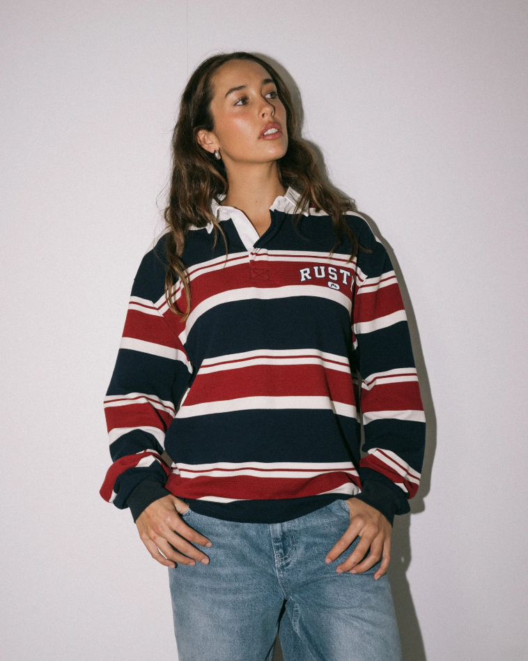 Rusty Jersey For Sure Rugby Jersey - Navy