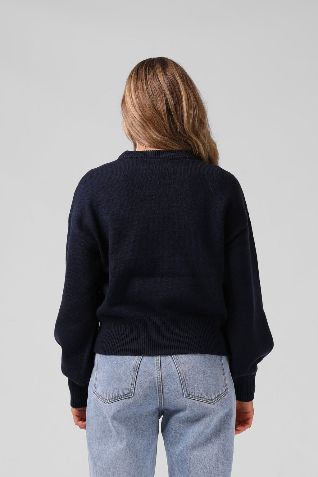 RPM Ayla Varsity Knit - Navy