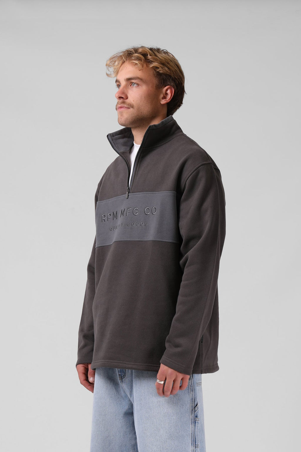 RPM 90’S 1/4 Zip Jersey - Grey