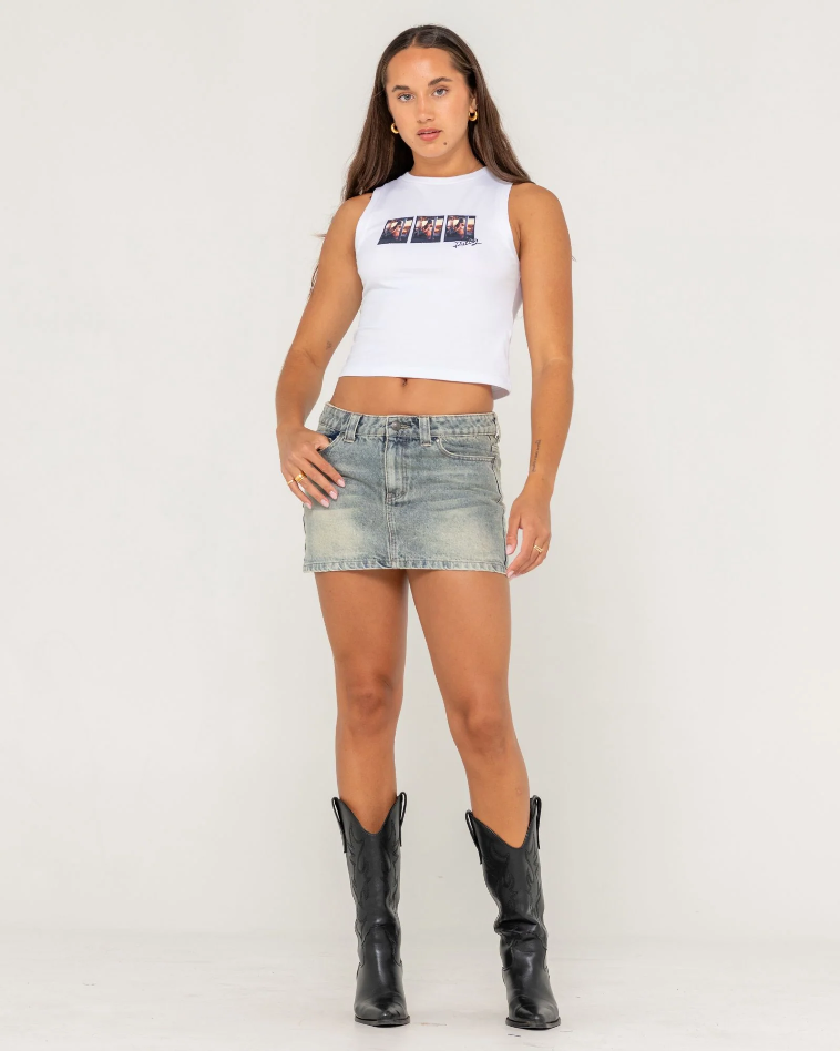 Rusty Dirty Maverick Mini Skirt