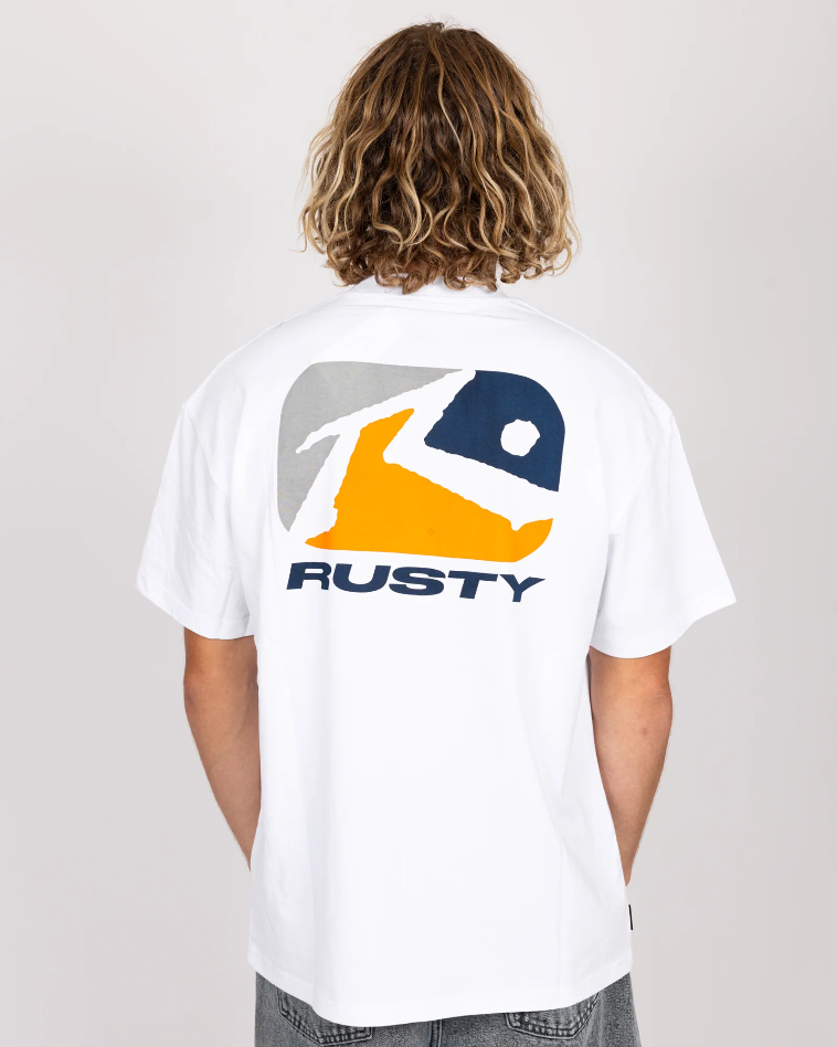 Rusty Phenom Short Sleeve Tee - White