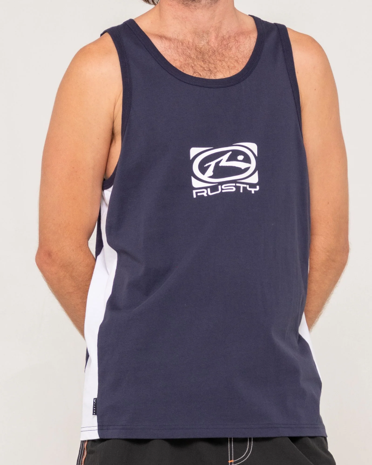 Rusty Hyper Tank - Navy Blue
