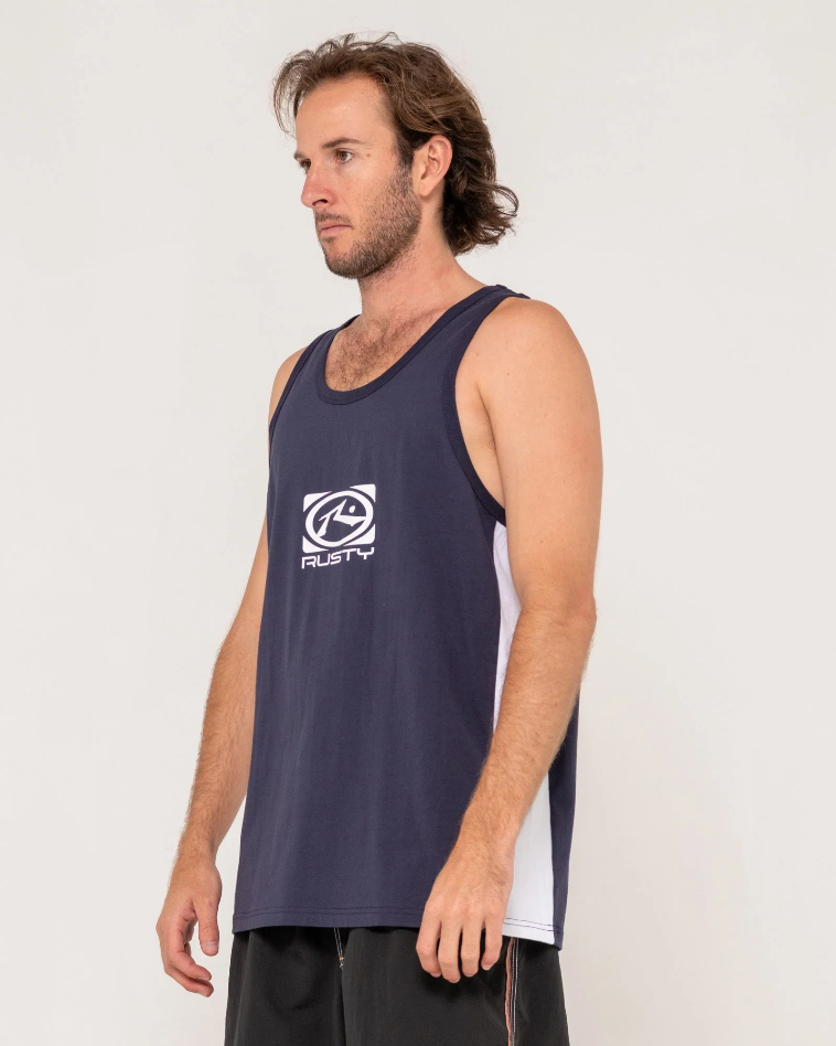 Rusty Hyper Tank - Navy Blue