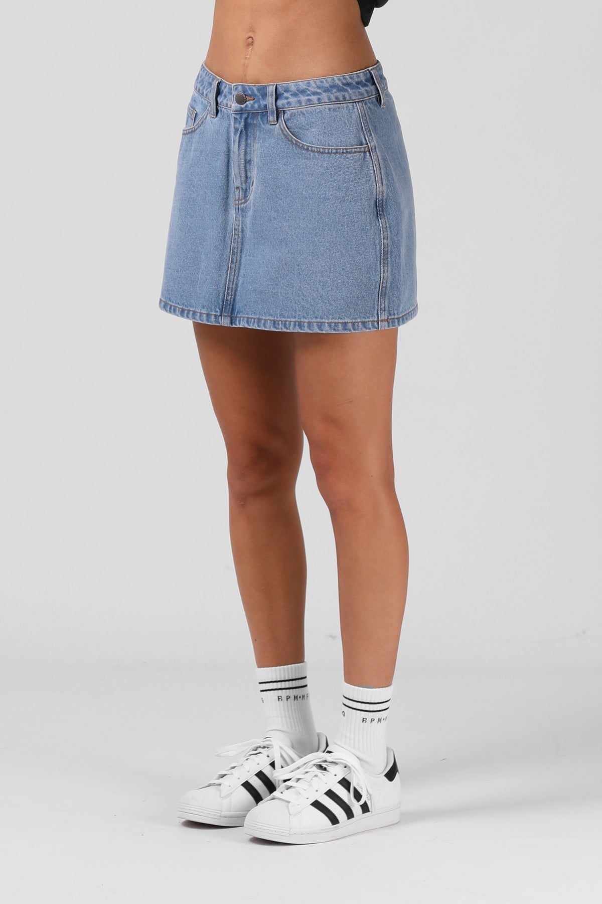 RPM - Denim Mini Skirt