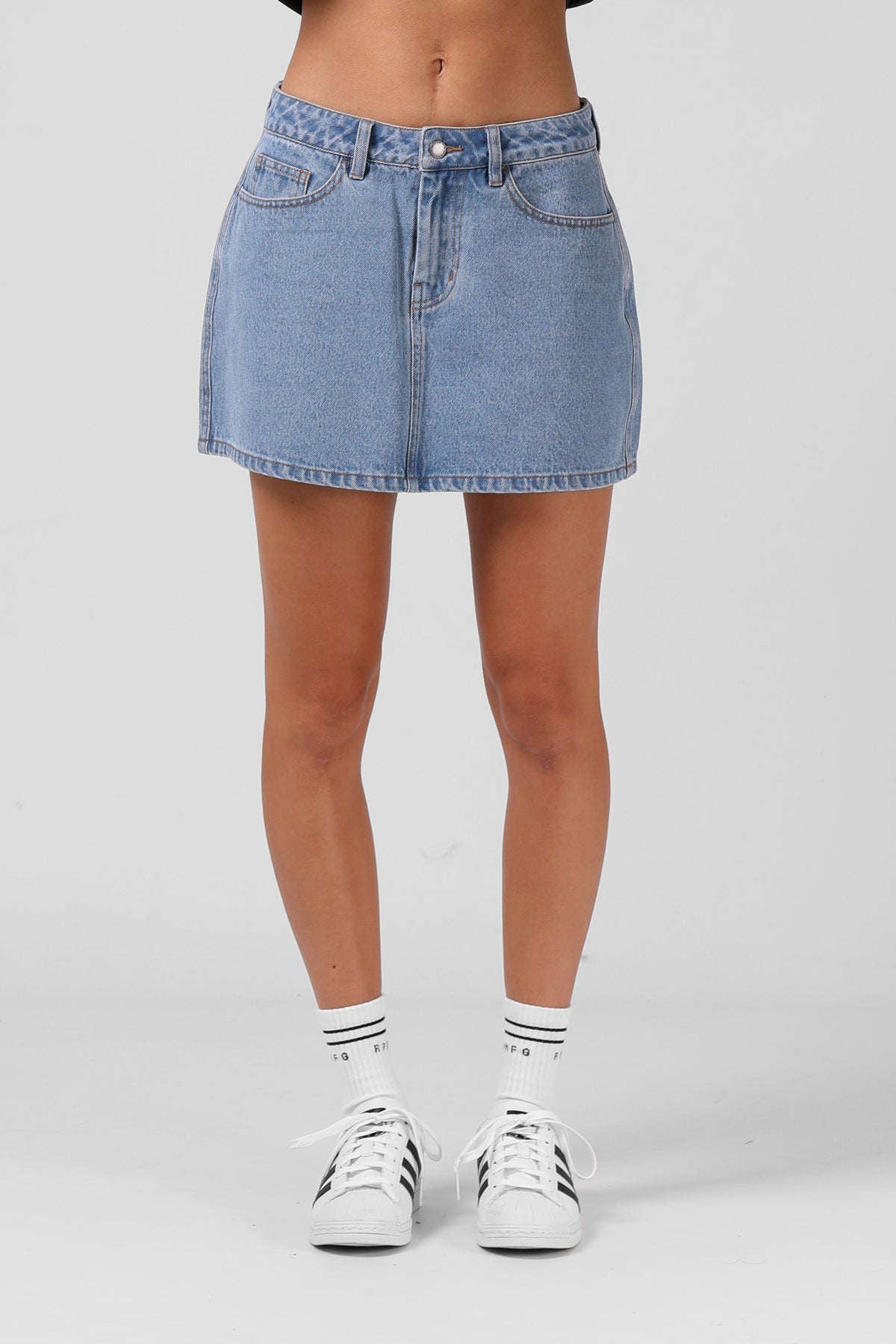 RPM - Denim Mini Skirt