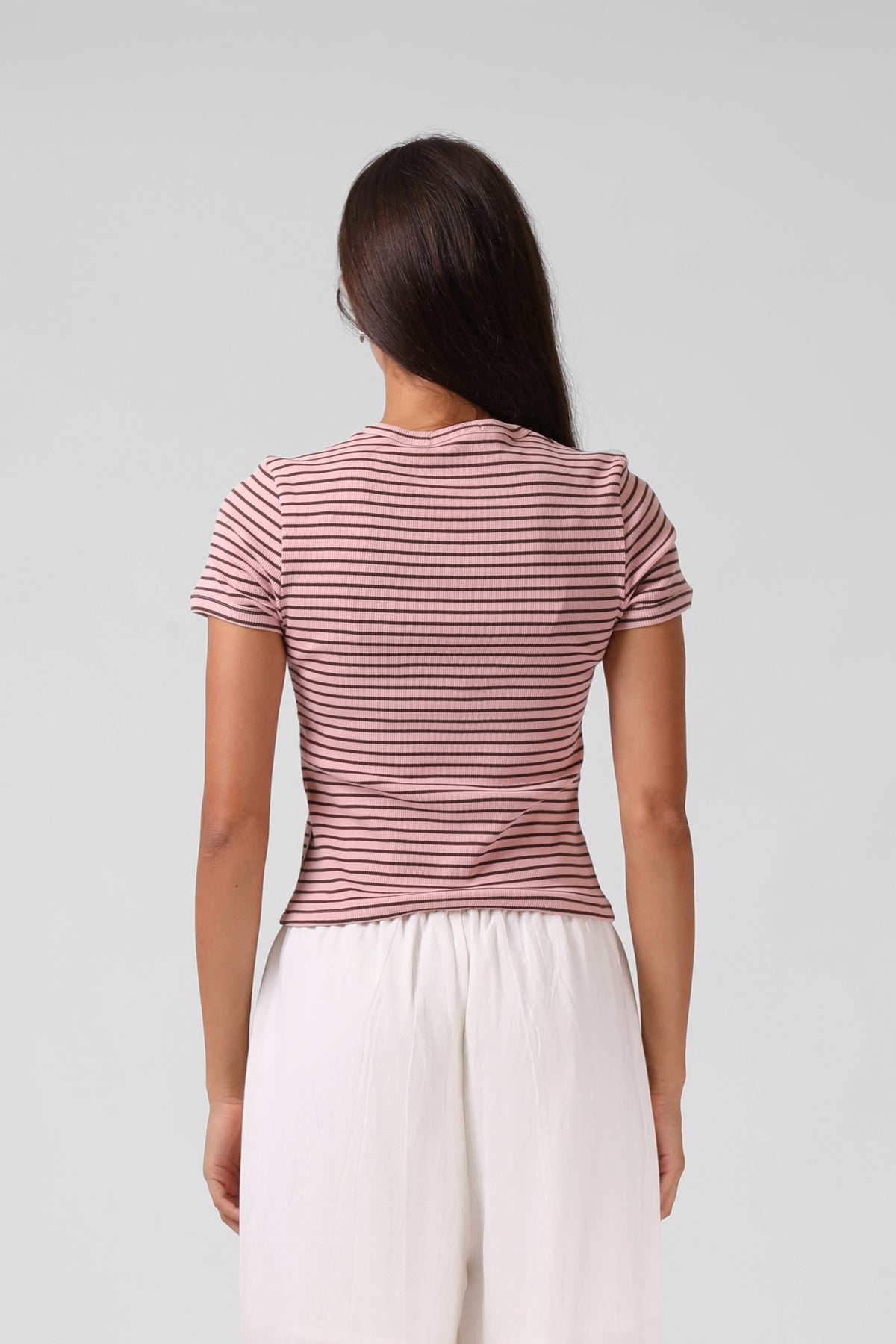 RPM - Striped Ribbed Tee