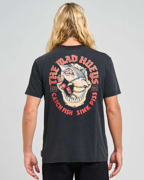 THE MAD HUEYS - Shark Tins SS Tee