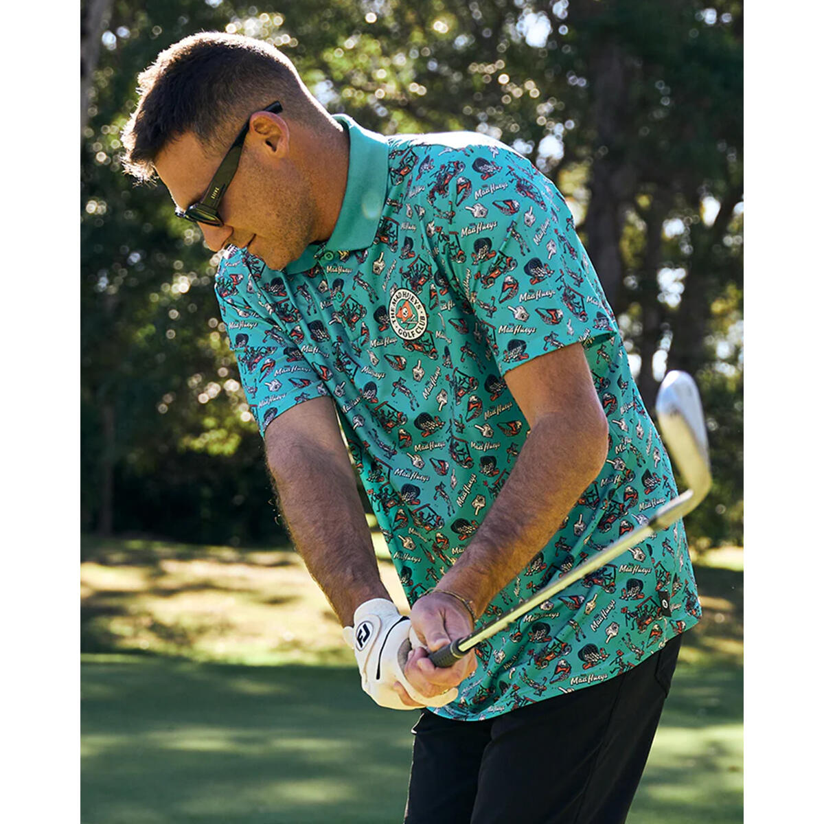 THE MAD HUEYS - GOLF SS POLO