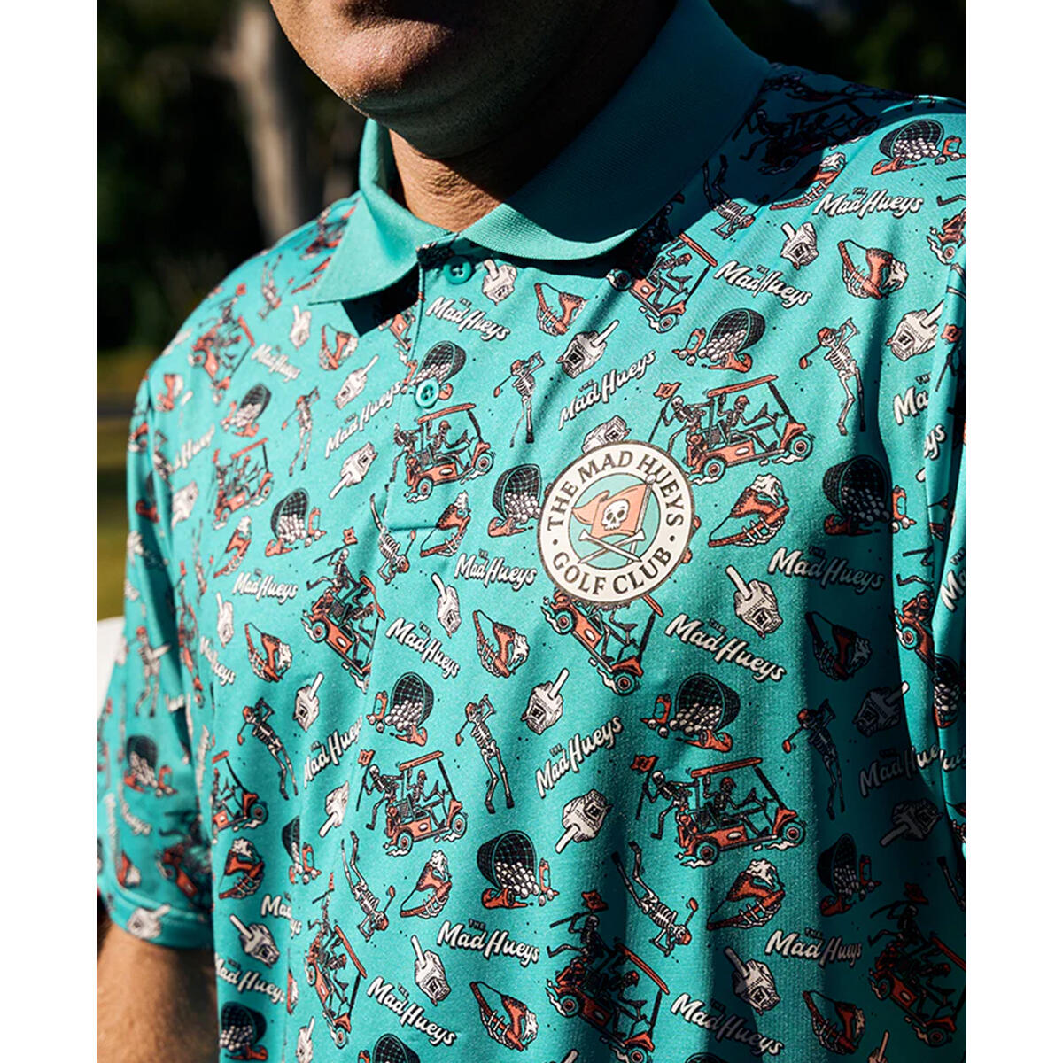 THE MAD HUEYS - GOLF SS POLO