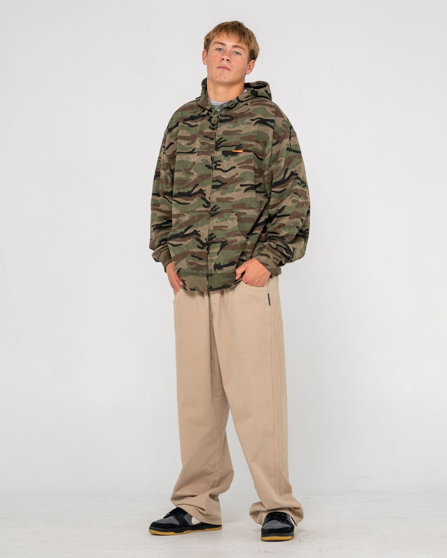 Rambo Zip Thru Hooded Fleece