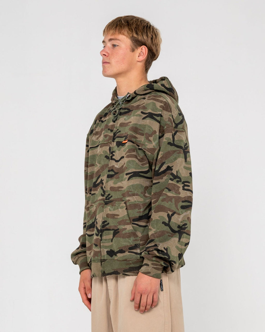 Rambo Zip Thru Hooded Fleece