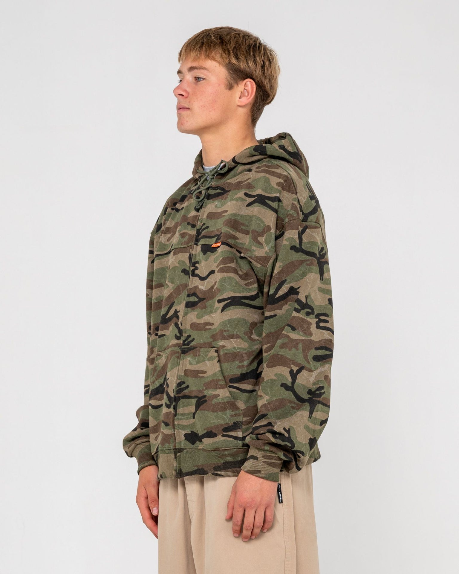 Rambo Zip Thru Hooded Fleece