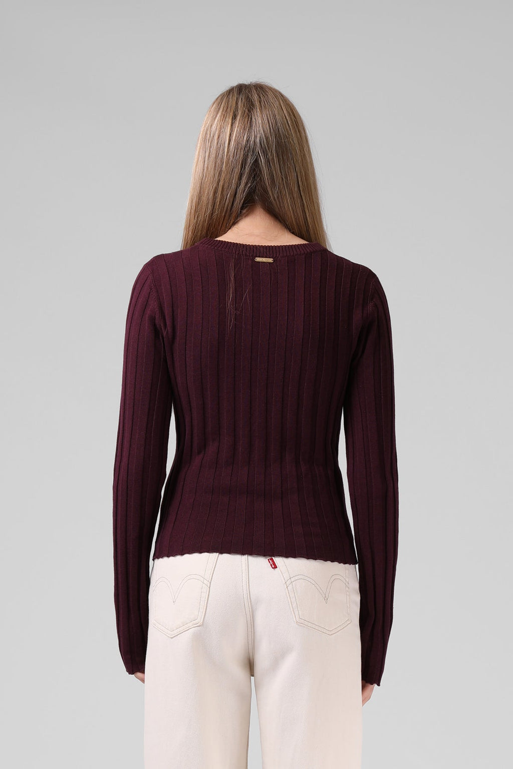 Wide Knit LS