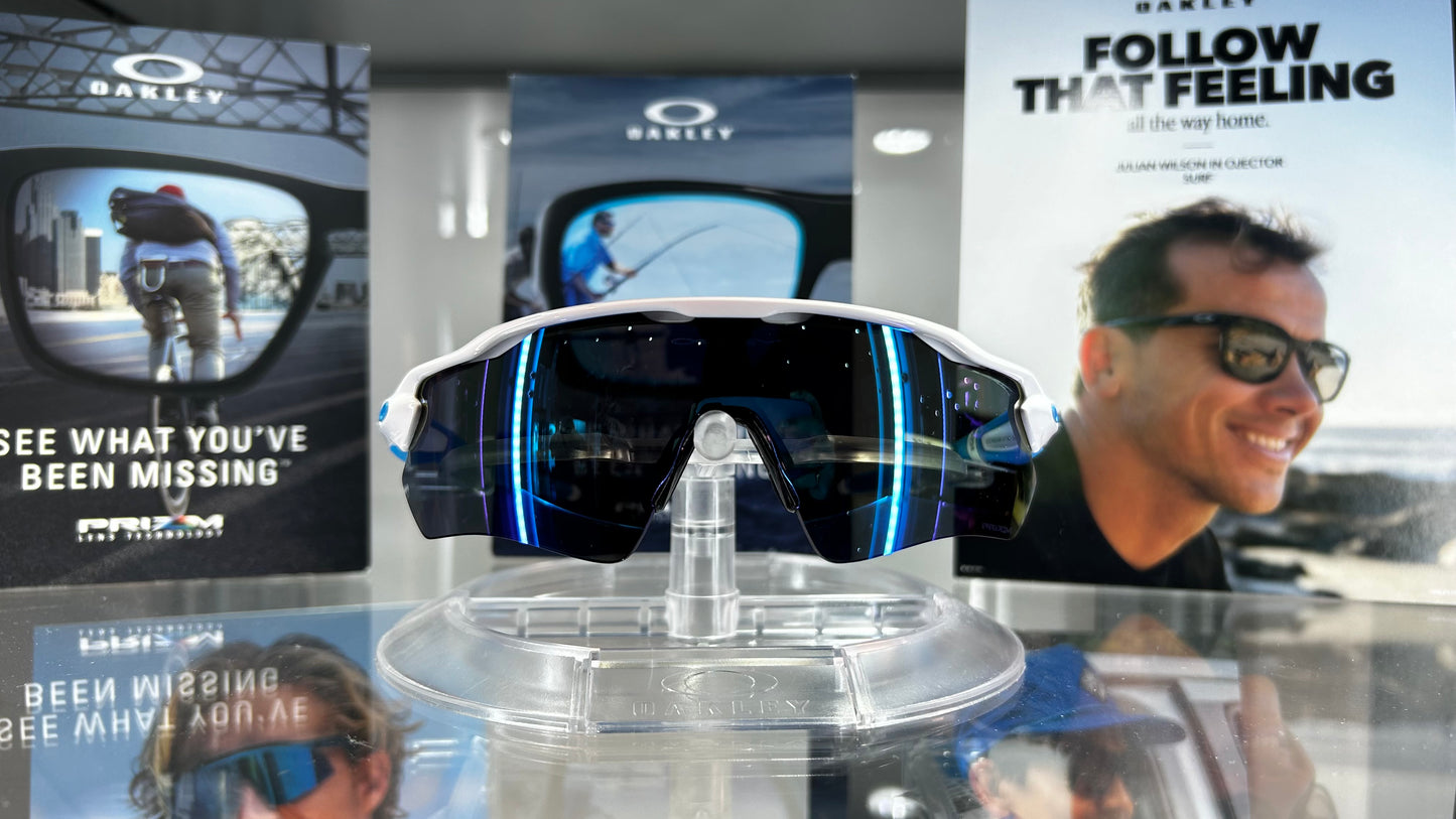 Oakley Radar EV Path - Polished White/Prizm Sapphire