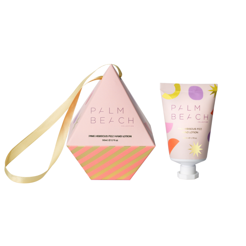 PALM BEACH Hanging Bauble Hand Lotion - Pink Hikicus
