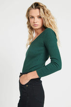 Load image into Gallery viewer, ROLLAS Classic Rib Sweater - Pine
