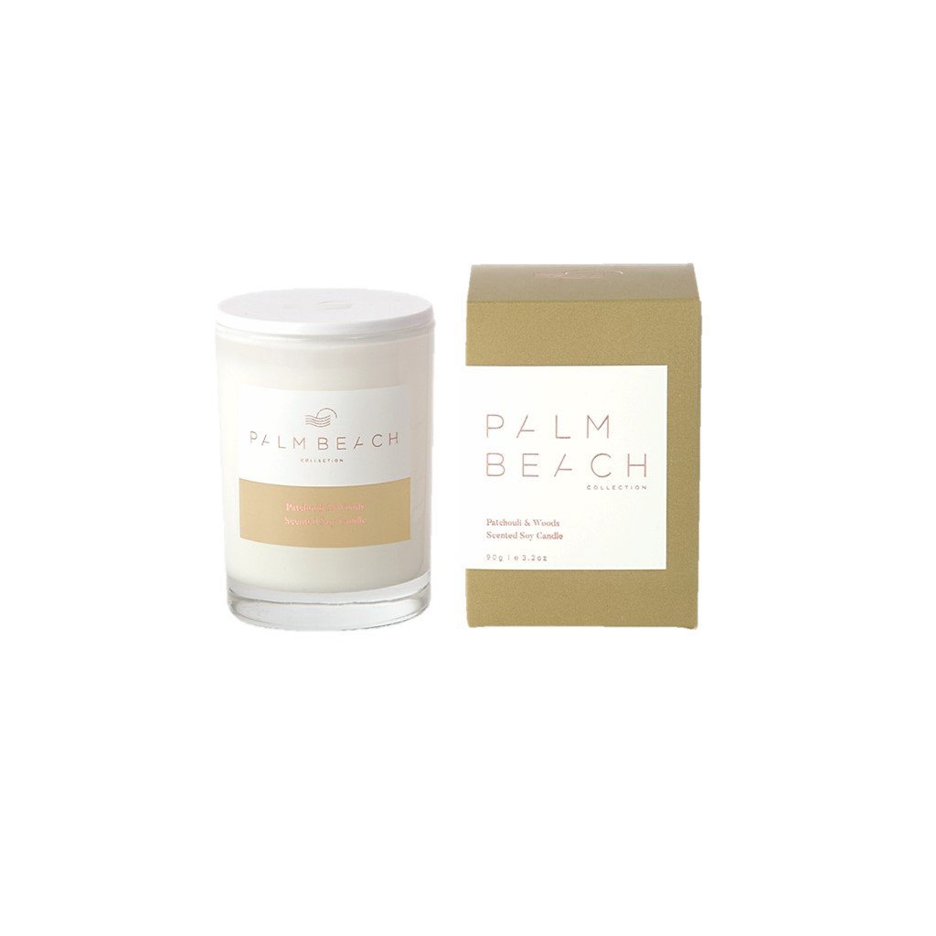 PALM BEACH Mini Candle - Patchouli + Woods