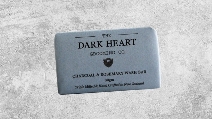 THE DARK HEART GROOMING CO. Charcoal & Rosemary Wash Bar
