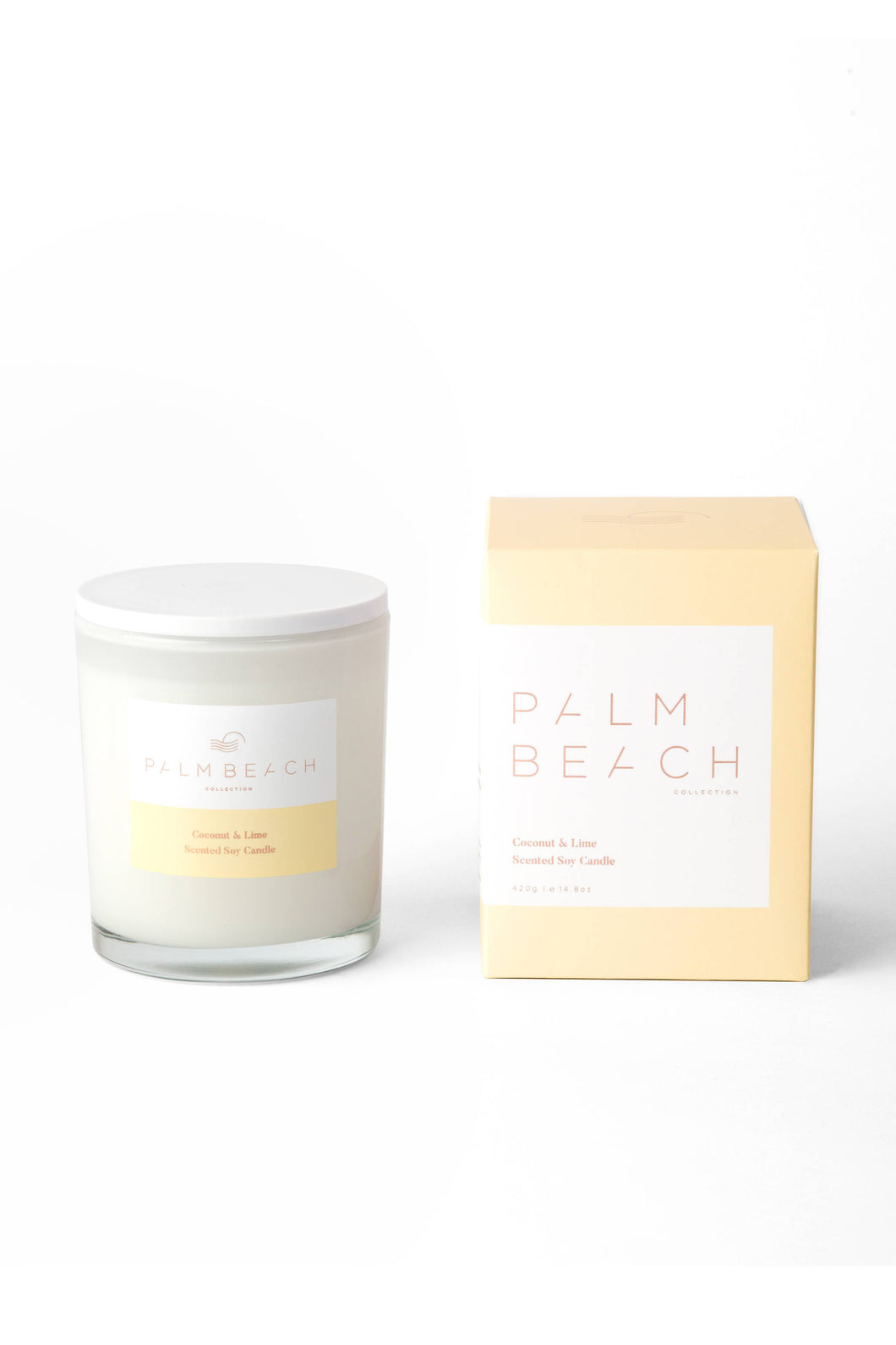 PALM BEACH Standard Candle - Coconut + Lime