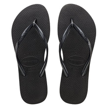 Load image into Gallery viewer, HAVAIANAS Slim Basic - Black Jandals
