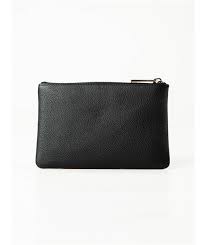 RUSTY Grace Leather Pouch - Black