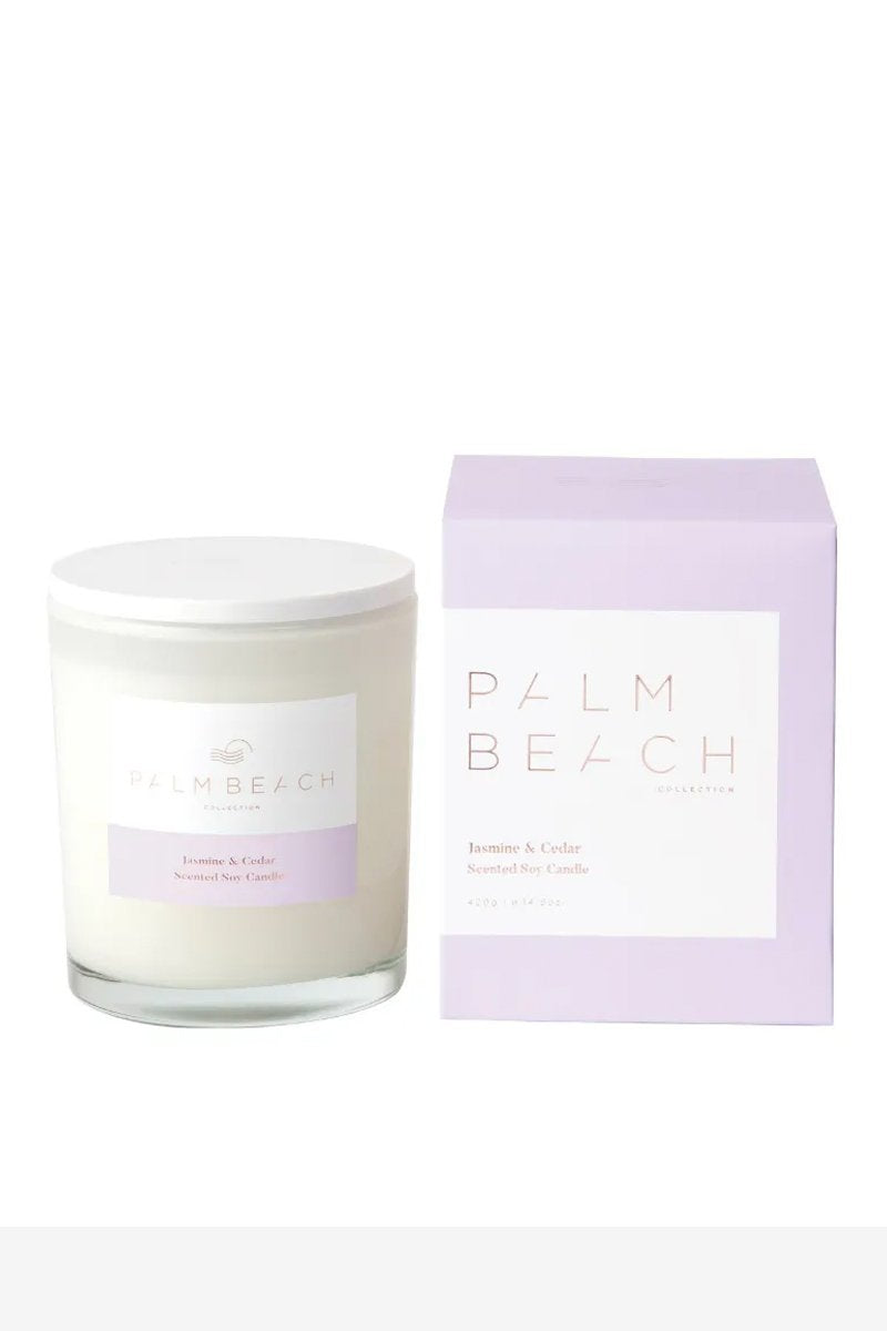 PALM BEACH Standard Candle - Jasmine + Cedar